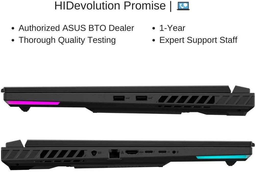 Asus ROG STRIX G18 G814JZ 18" WQXGA (2560x1600) 240Hz IPS Core™ i9-13980HX 1TB SSD 16GB RTX 4080 12GB BLACK RGB Bcklt