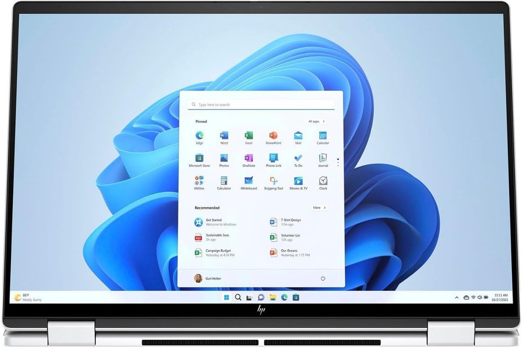 HP Envy x360 14-ES1013 2-IN-1 14" FHD Touch Core™ 5 120U 512GB SSD 8GB W11 NATURAL SILVER Bcklt (copia)