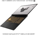 Asus TUF F16 FX608JMR 16" WUXGA FHD 165Hz IPS Core™ i7-14650HX 2.2GHz 1TB SSD 16GB RTX 5060 8GB W11 Gray