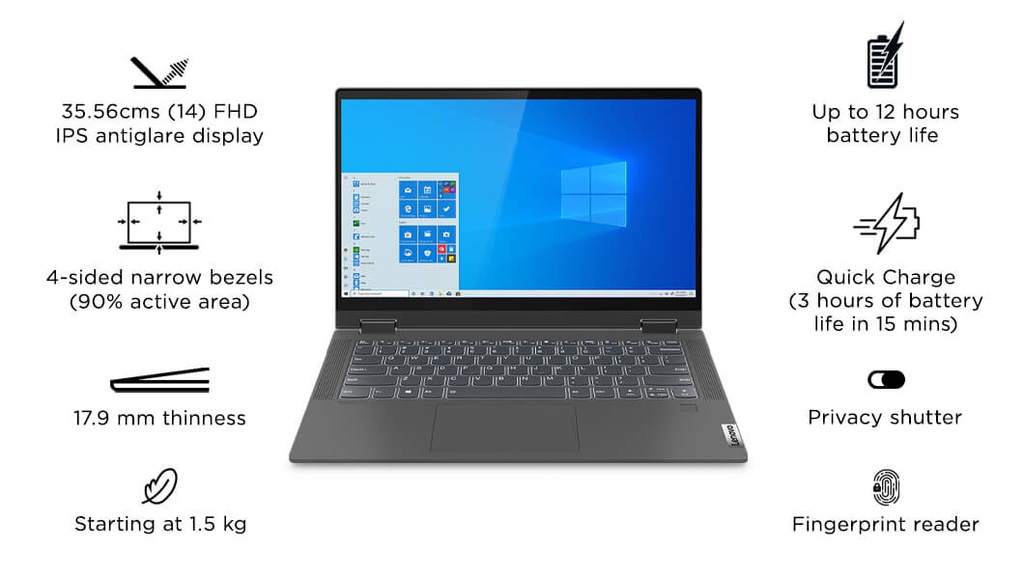 Lenovo 3 17IIL05 17.3'' Core i5-1035G1 1.0GHz 512GB SSD 8GB W10 NVIDIA MX330 2GB