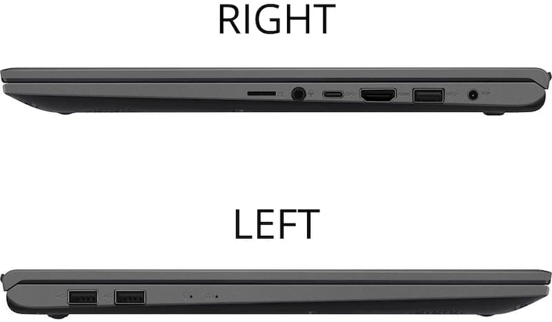 Asus VivoBook X512JA 15.6&quot; Core™ i5-1035G1 256GB SSD 8GB W10 GRAY