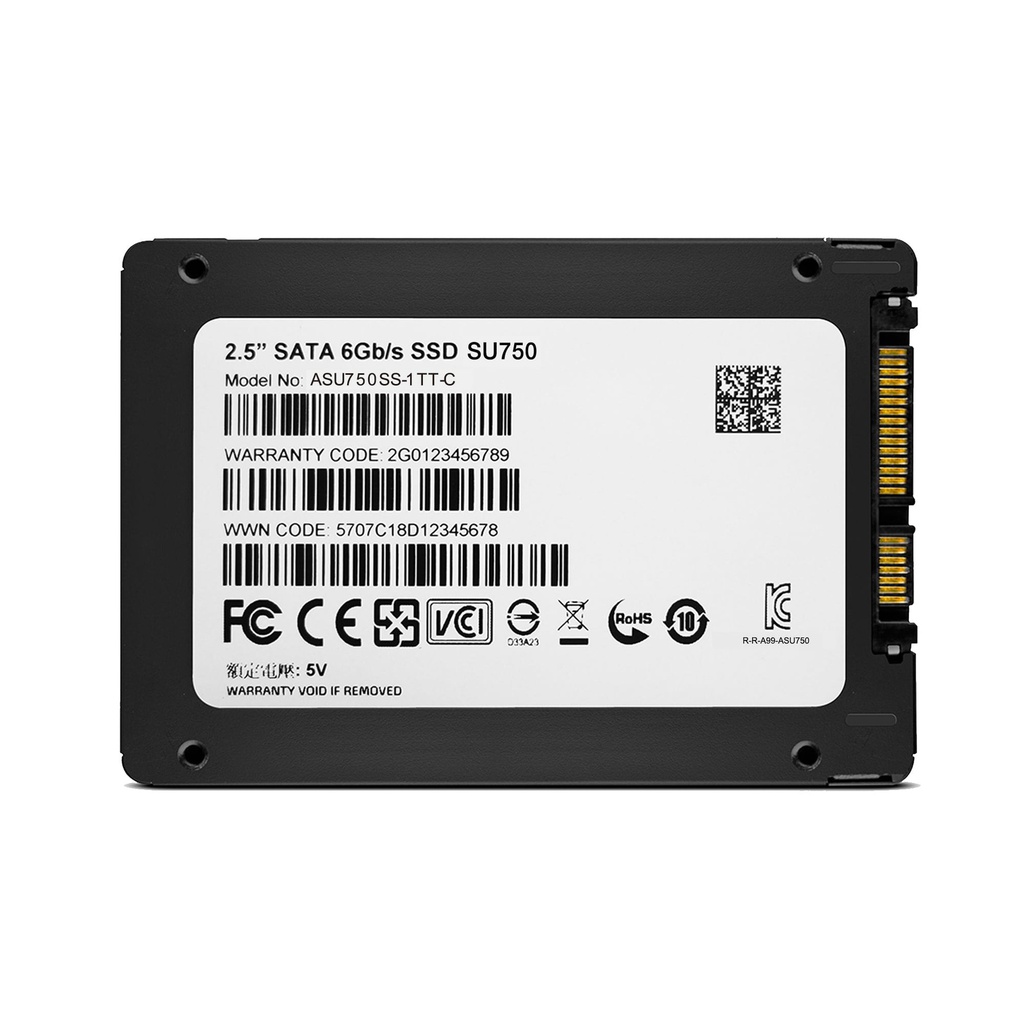 ADATA SU750 256GB SSD 2.5&quot; Disco Interno Laptop