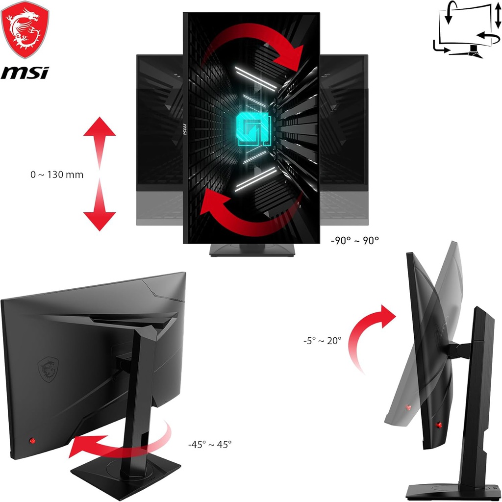 MSI OPTIX G271 Curvo Monitor 27&quot; FHD 165Hz HDMI