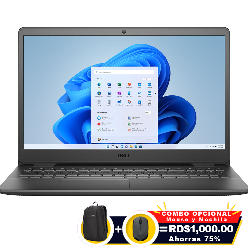 ❞𝐑𝐞𝐟𝐮𝐫𝐛𝐢𝐬𝐡𝐞𝐝❞ Dell Inspiron 3501 15.6&quot; Core™ i5-1135G7 256GB SSD 8GB W11 Pro BLACK
