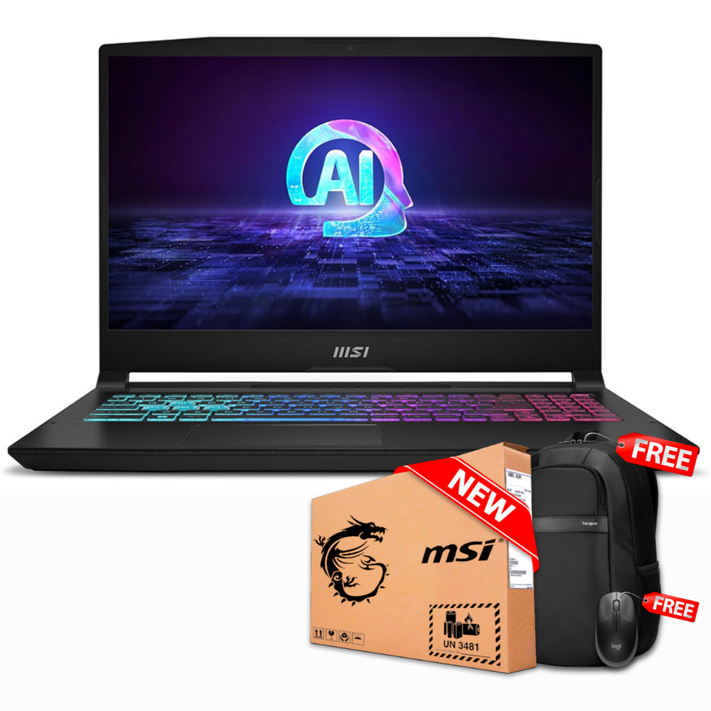 MSI Katana A17 AI B8VG-1002 17.3&quot; QHD 240Hz Ryzen™ 7-8845HS 1TB SSD 32GB W11 NVIDIA® RTX 4070 8GB BLACK RGB Bcklt