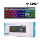 HP K500F Membrane Gaming Keyboard, RGB Backlit, Ergonomic, Metal Panel (SPANISH)