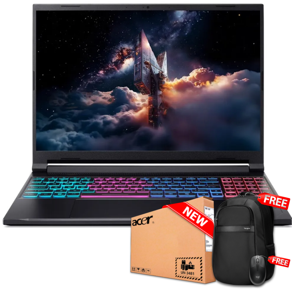 Acer NITRO V 16 ANV16S-41-R2DX 16" QHD 180Hz Ryzen™ 7 260 1TB SSD 16GB W11 RTX 5070 8GB BLACK Bcklt