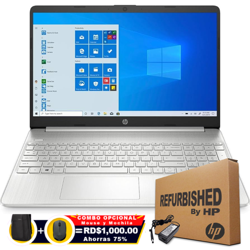 [HP15TDY359RFF] ❞𝐑𝐞𝐟𝐮𝐫𝐛𝐢𝐬𝐡𝐞𝐝❞ HP 15T-DY200 15.6&quot; FHD Touch Core™ i7-1165G7 256GB SSD 16GB W10 SILVER Bcklt