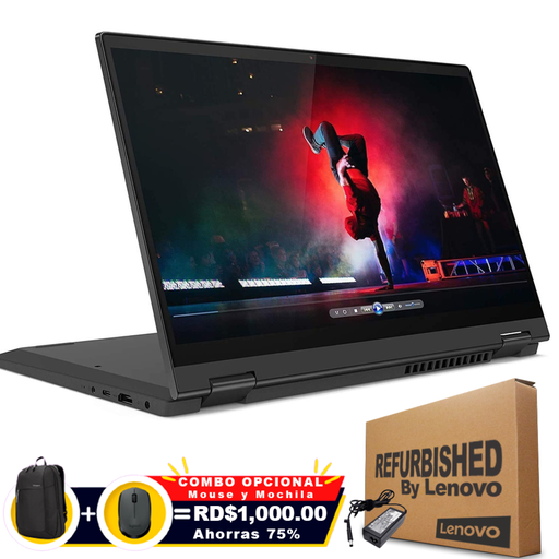 [82HS00R6USRFF] ❞𝐑𝐞𝐟𝐮𝐫𝐛𝐢𝐬𝐡𝐞𝐝❞ Lenovo FLEX 5 14ITL05 2-IN-1 14&quot; FHD Touch Core™ i3-1115G4 256GB SSD 8GB W11 GRAY