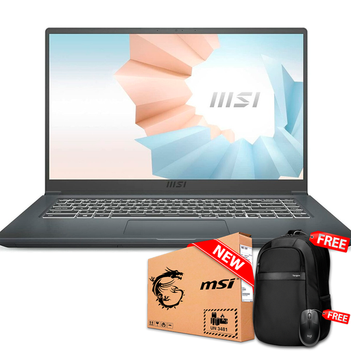 [9S714D3341024] MSI MODERN 14 ULTRA THIN 14&quot; FHD Core™ i5-1155G7 512GB SSD 8GB W11 CARBON GRAY Bcklt