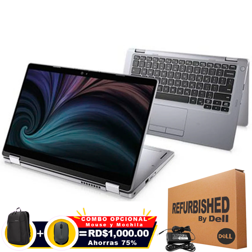 [L5310I716512W11RFF] ❞𝐑𝐞𝐟𝐮𝐫𝐛𝐢𝐬𝐡𝐞𝐝❞ Dell Latitude 5310 2-IN-1 13.3&quot; FHD Touch Core™ i7-10610U 512GB SSD 16GB W11 Pro GRAY