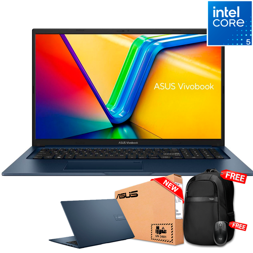 [F1704VAPSB52] Asus VivoBook 17 F1704VAP-SB52 17.3" FHD Core™ 5 120U 512G BSSD 8GB W11 QUIET BLUE Bcklt