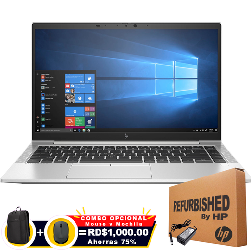 [726449840G7RFF] ❞𝐑𝐞𝐟𝐮𝐫𝐛𝐢𝐬𝐡𝐞𝐝❞ HP EliteBook 840 G7 14" FHD Core™ i5-10310U 256GB SSD 16GB W10 Pro SILVER