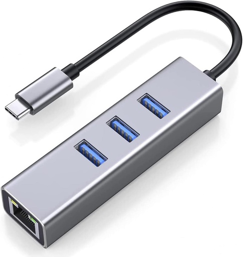 [JLC3103A4N1] 4 in 1 USB-C ► 3x USB3.0 │ 1x RJ45