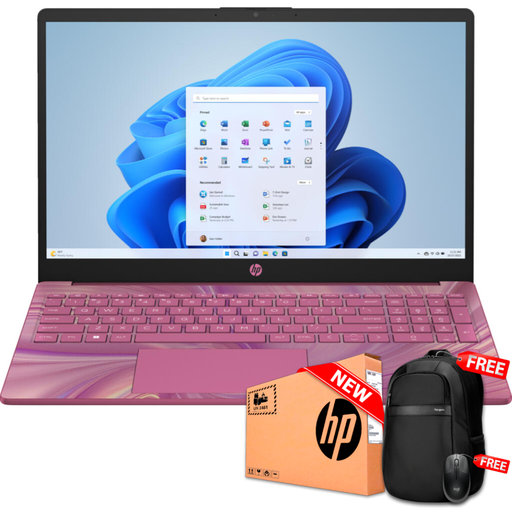 [HP15FD0104] HP 15-FD0104 15.6" Touch Intel® Quad Core N100 128GB UFS 4GB W11 S Bcklt SUNKISSED PLUM