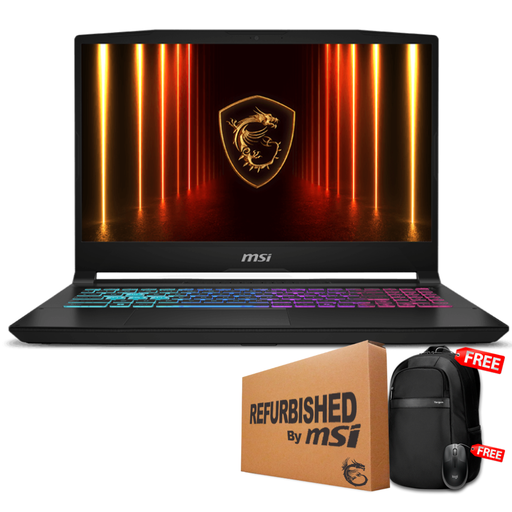 [9S71585711675RFF] ❞𝐑𝐞𝐟𝐮𝐫𝐛𝐢𝐬𝐡𝐞𝐝❞ MSI KATANA 15 B13VEK-1675 15.6" FHD 144Hz IPS Core™ i7-13620H 1TB SSD 16GB W11 NVIDIA® RTX 4050 6GB BLACK RGB Bcklt