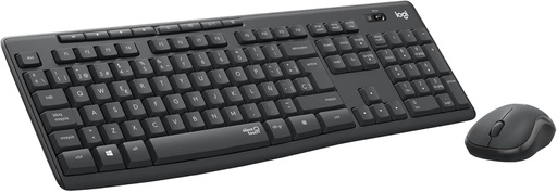 [097855161055] Logitech MK295 Silent Wireless Combo Mause y Teclado Negro Español
