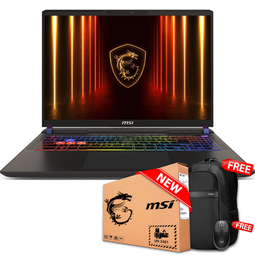[9S715M352492] MSI VECTOR 16 HX AI A2XWIG-050 16" (2560x1600) 240Hz Core™ Ultra 9 275HX 1TB SSD 16GB W11 NVIDIA® RTX 5080 16GB COSMO GRAY RGB Bcklt