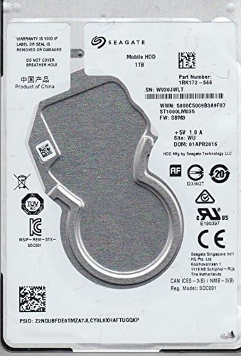 [DISC1TBHDDLP] Disco Duro Laptop 2.5" Sata III 1TB HDD