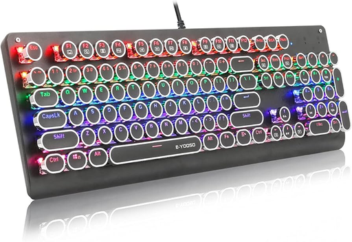 [EYOOSO] Teclado Gaming E-YOSSO K-600 Mecanico iluminado RGB