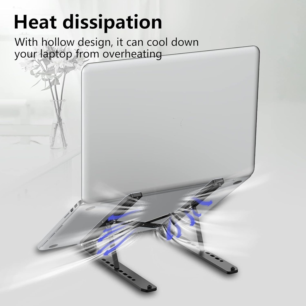 Soporte para computadora portátil, elevador ajustable para laptop