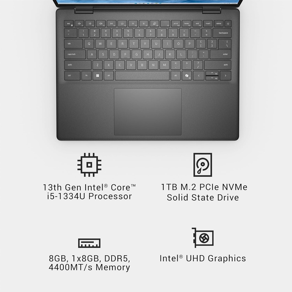 Dell Inspiron 5440-5463BLK 14&quot; FHD Core™ i5-1334U 512GB SSD 8GB W11 BLACK Bcklt