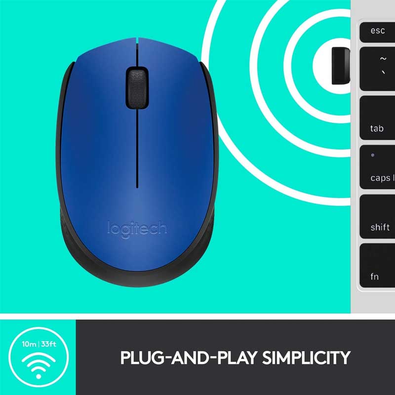 Logitech Logitech M170 Mouse BLUE/BLACK