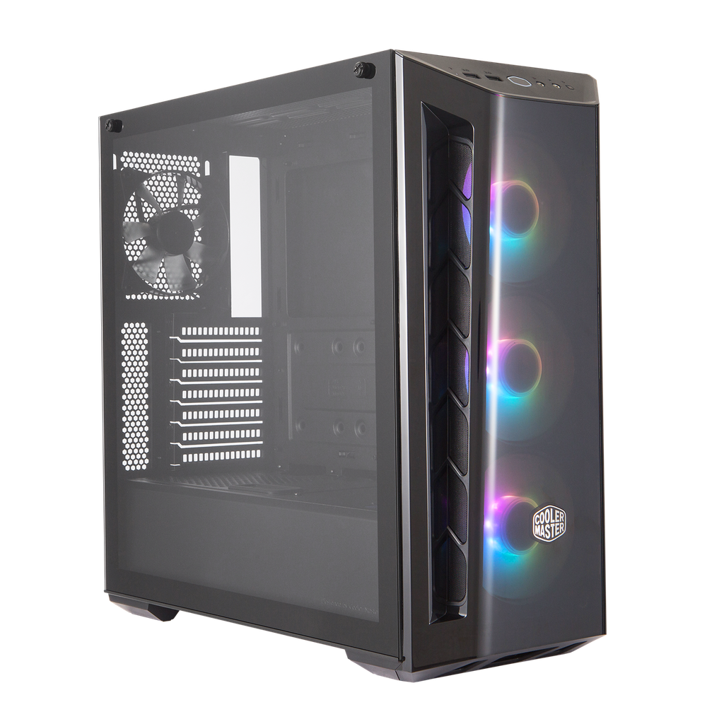 Cooler Master COOLER MASTER MCB-B520-KGNN-RGA Steel ATX Mid Tower Case BLACK (Incluye Abanicos)