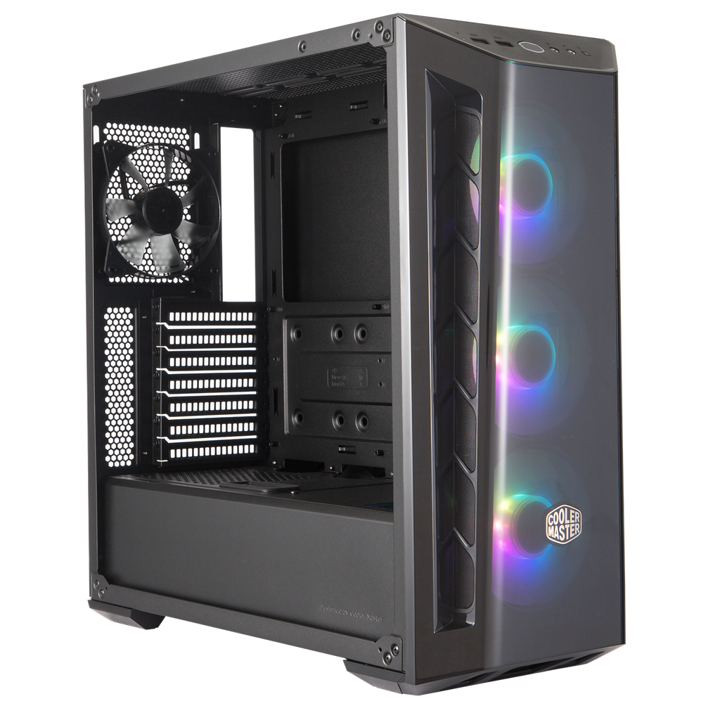 Cooler Master COOLER MASTER MCB-B520-KGNN-RGA Steel ATX Mid Tower Case BLACK (Incluye Abanicos)