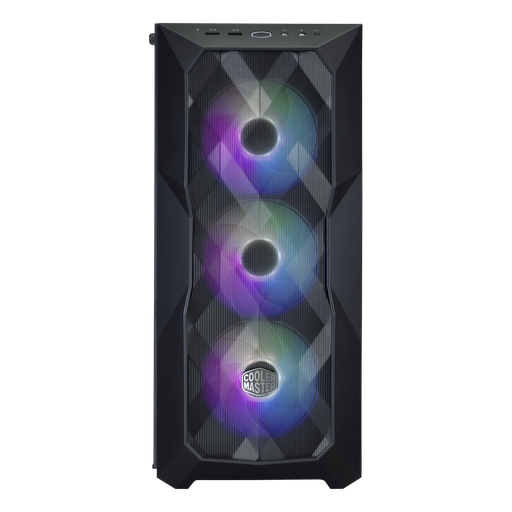 COOLER MASTER MCB-D500D-KGNN-S01 Steel ATX Mid Tower Case BLACK (Incluye Abanicos)
