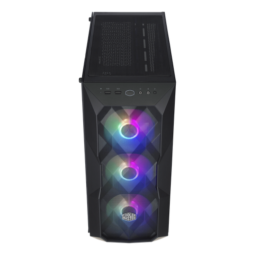 COOLER MASTER MCB-D500D-KGNN-S01 Steel ATX Mid Tower Case BLACK (Incluye Abanicos)