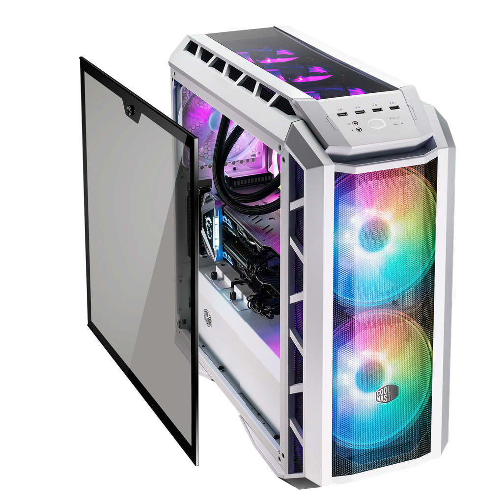 Cooler Master COOLER MASTER MCM-H500P-WGNN-S01 Steel ATX Mid Tower Case BLACK (Incluye Abanicos)