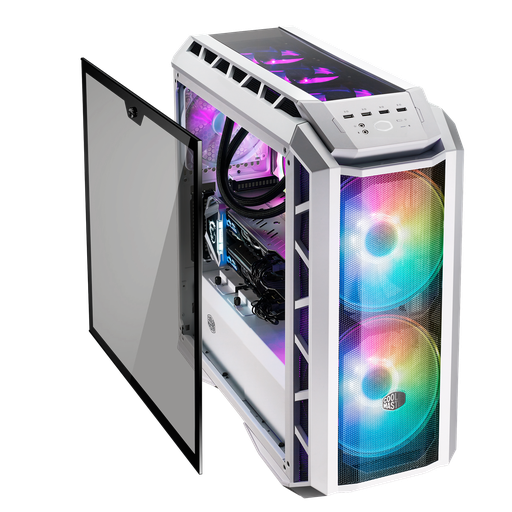 COOLER MASTER MCM-H500P-WGNN-S01 Steel ATX Mid Tower Case BLACK (Incluye Abanicos)