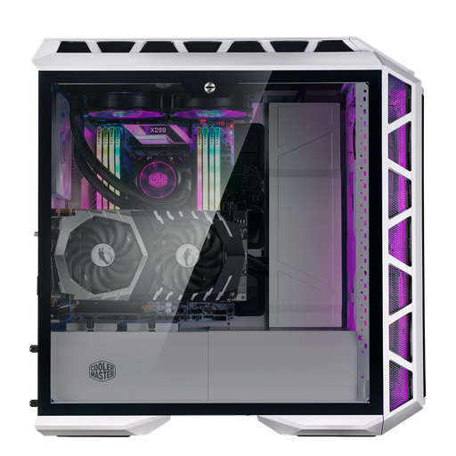 COOLER MASTER MCM-H500P-WGNN-S01 Steel ATX Mid Tower Case BLACK (Incluye Abanicos)