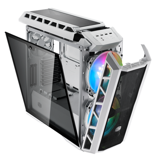 COOLER MASTER MCM-H500P-WGNN-S01 Steel ATX Mid Tower Case BLACK (Incluye Abanicos)