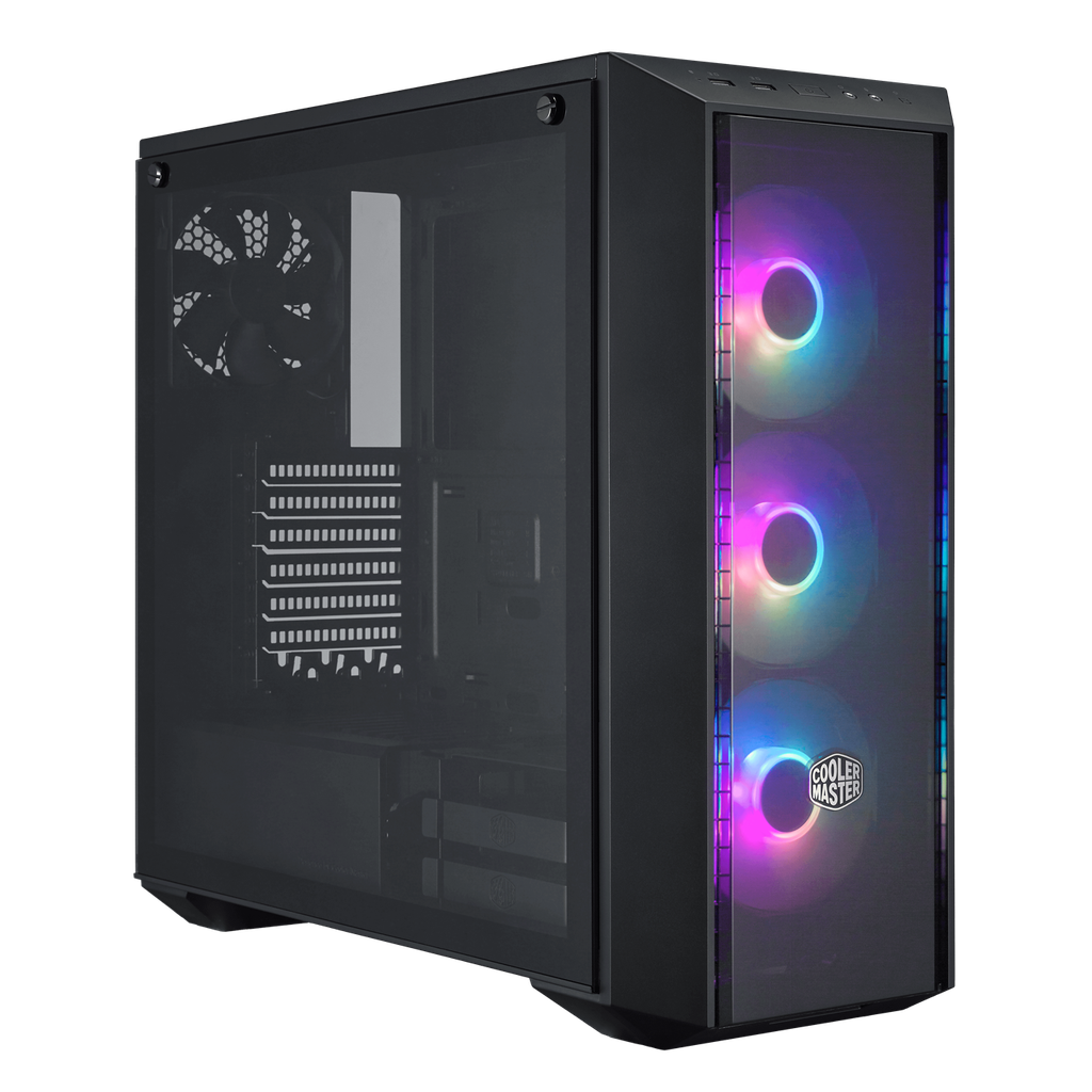 Cooler Master COOLER MASTER MCY-B5P2-KWGN-03 Steel ATX Mid Tower Case BLACK (Incluye Abanicos)