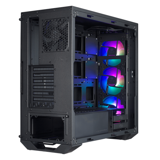 COOLER MASTER MCY-B5P2-KWGN-03 Steel ATX Mid Tower Case BLACK (Incluye Abanicos)