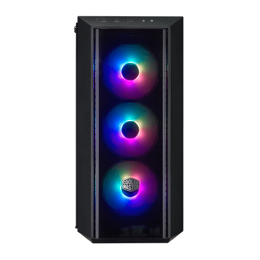 COOLER MASTER MCY-B5P2-KWGN-03 Steel ATX Mid Tower Case BLACK (Incluye Abanicos)