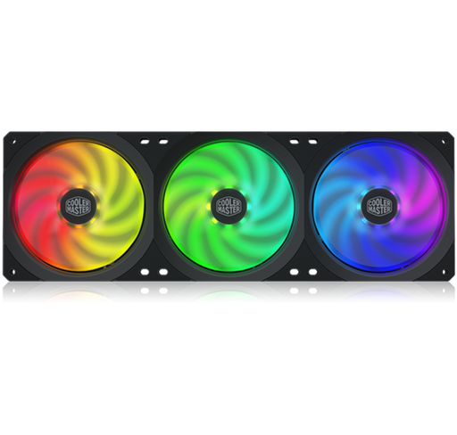 Cooler Master MasterFan SF360R ARGB - Ventiladores de chasis de triple juego de 14.7"