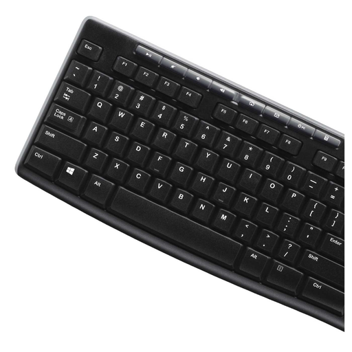 Combo LOGITECH Inalámbrico Multimedia Teclado MK270