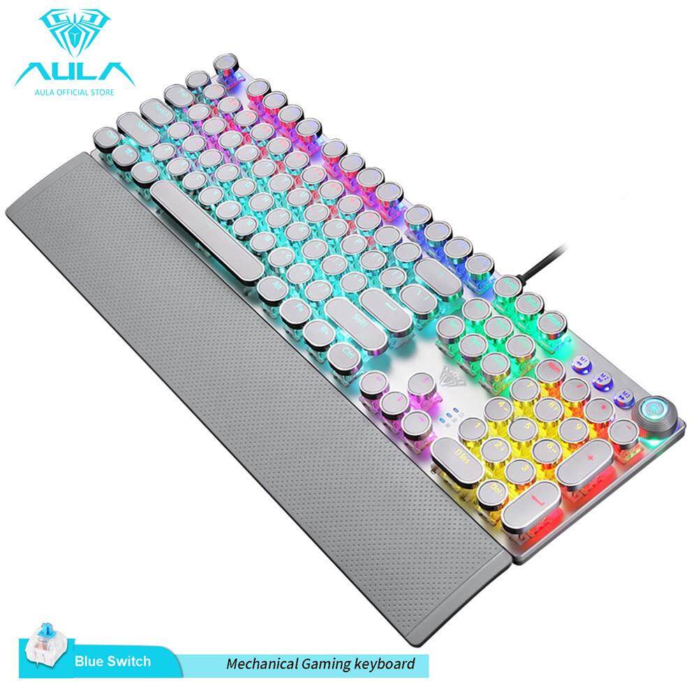 Teclado Gaming Aula F2088 Mecanico iluminado RGB