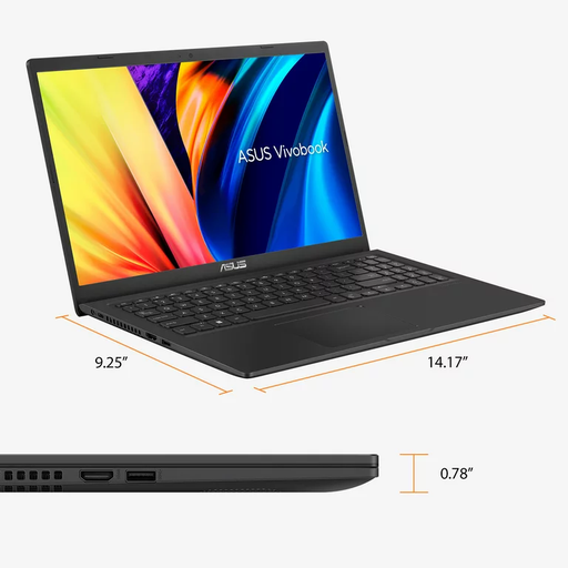 Asus VivoBook F1500EA-WB51 15.6" FHD Core™ i5-1135G7 256GB SSD 8GB W11 BLACK