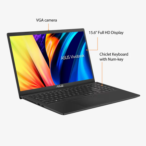 Asus VivoBook F1500EA-WB51 15.6" FHD Core™ i5-1135G7 256GB SSD 8GB W11 BLACK