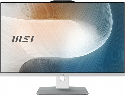 MSI Modern AM272P 12M-028 ALL-IN-ONE 27" FHD IPS Core™ i7-1260P 512GB SSD 16GB W11 IR Webcam Keyboard Mouse WHITE