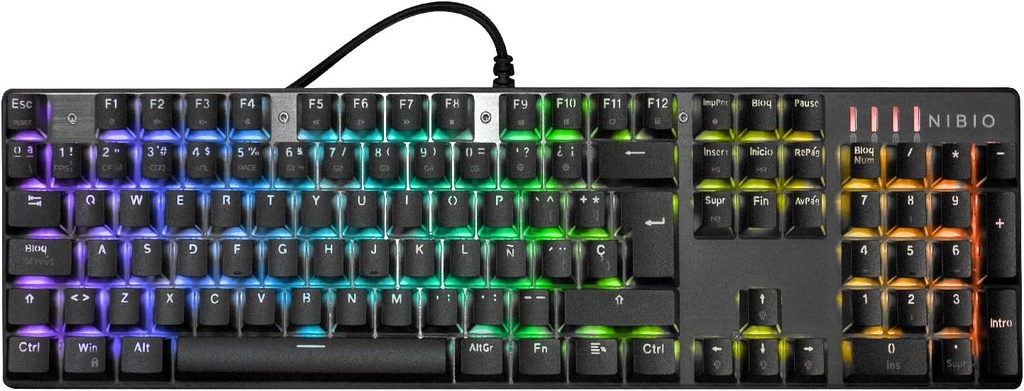 Nibio Teclado Nibio MK500 Impact Mecanico iluminado RGB