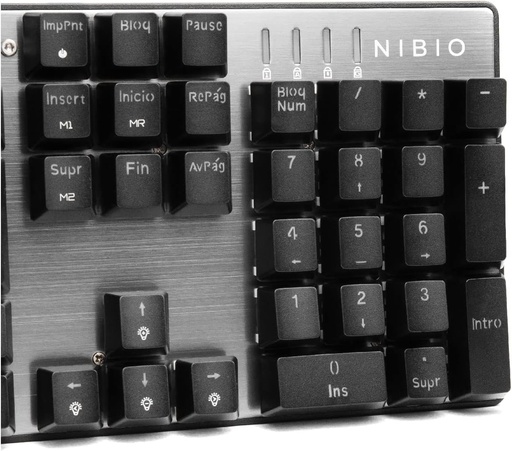 Teclado Nibio MK500 Impact Mecanico iluminado RGB
