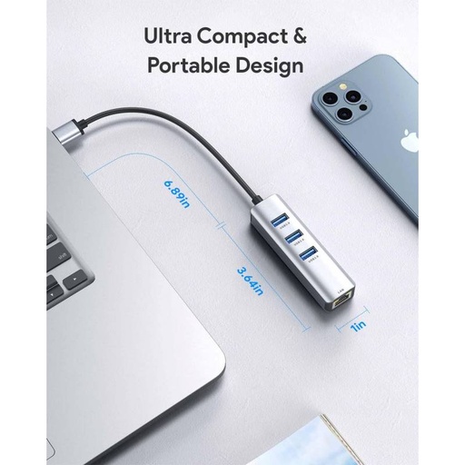 4-in-1 USB 3.0 ► 3x USB3.0 │ 1x RJ45