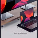 8-in-2 USB/USB-C ► 1x USB 3.0 │ 3x USB 2.0 │ 3.5mm audio │SD/TF │ USB-C (data)
