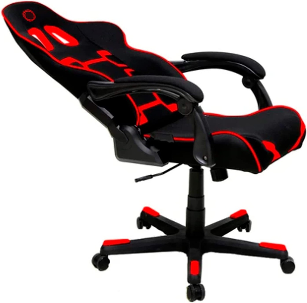 Silla Gamer Nibio Rookie GC029 Negro con Rojo