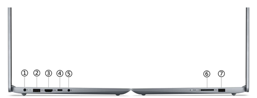 Lenovo SLIM 3 15AMN8 15.6" FHD IPS Ryzen™ 5 7520U 256GB SSD 8GB W11 GREY Bcklt